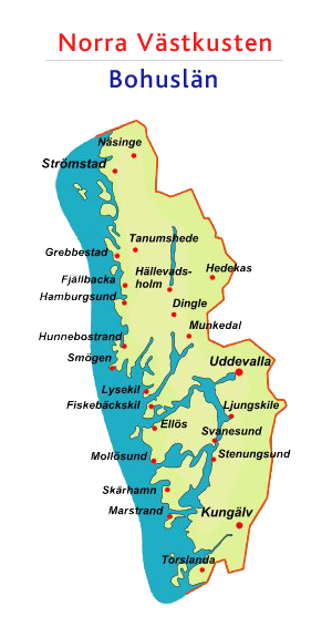 Västkusten Karta Sverige | Karta 2020